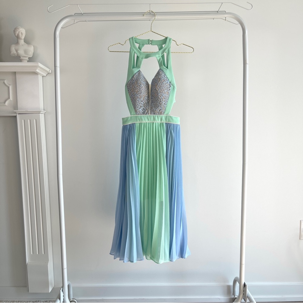 Three Floor Midi Length Dress
